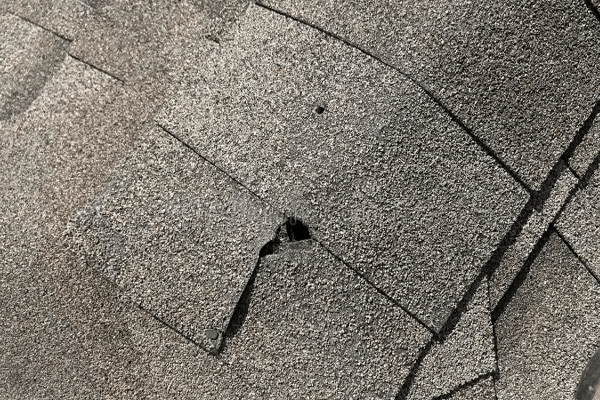 a close up of a roof that is leaking